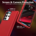 thumbnail image 5 of For Samsung Galaxy S23 Ultra Case Cover 3 in 1 Layers Rugged Heavy Duty Shockproof 6.8'' Red, 5 of 6