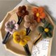 thumbnail image 4 of Soft and Stylish Plush Flower Hairpin for Women - Perfect Wedding Hair Accessory and Gift for Her, 4 of 5