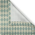 thumbnail image 6 of Ambesonne Geometric Grommet Curtain, Retro Argyle Pattern, 50" x 63", Beige Teal, 6 of 6