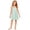 A-Light Green102, variant on JAJAHO Girls Sleeveless Nightgown Spaghetti Strap Pajamas Dress For Kids Sleepwear, 5-14 Years