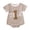 Brown, variant on One-Piece Romper Soft Boys Bodysuits With Embroidered Towel Patterns Comfortable Infant Romper For Baby Boys,Sizes 6-12 Months