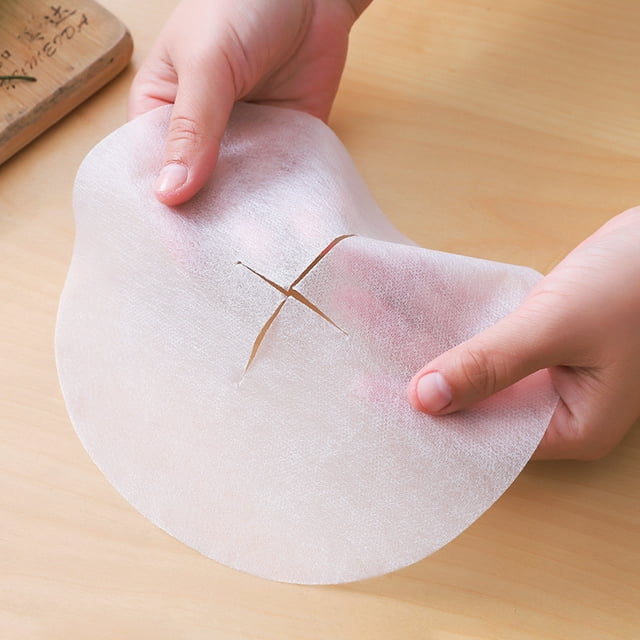 60 Pieces Baking Frying Cooking Soup and Soup Healthy Filter Membrane Kitchen Oil Blotting Paper
