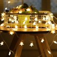 thumbnail image 3 of AMERTEER 6m 40LED Star Lamp Wedding Holiday Party Fairy Light String Window Home Decor, 3 of 6