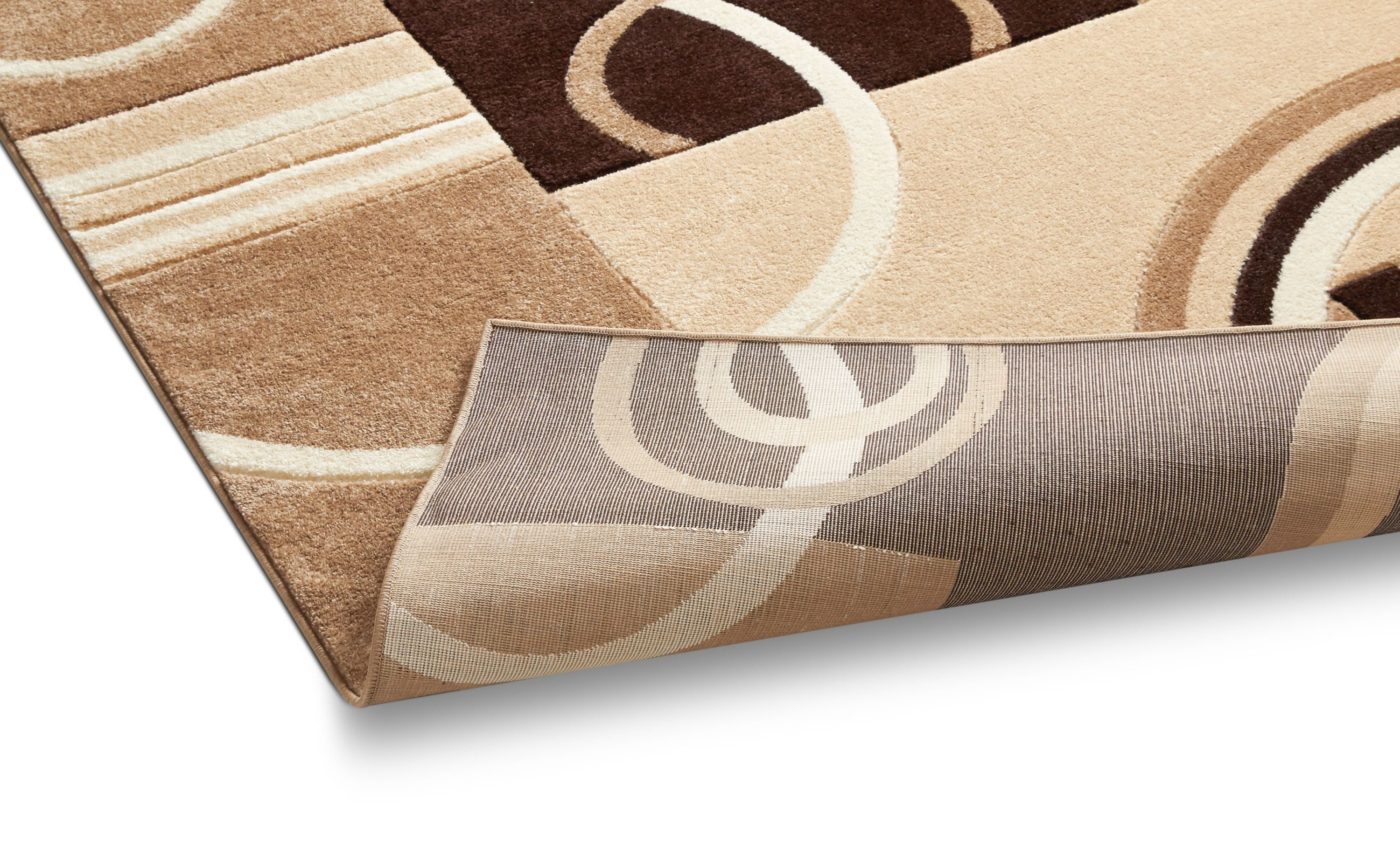 Well Woven Ruby Galaxy Waves Modern Geometric Ivory 2' x 7' Runner Rug