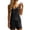 Black#womens vacation sets xs, variant on Moxiu Two Piece Sets for Women Summer Spaghetti Strap V Neck Vest Top with Button Decor and Bermuda Shorts Work Office Outfits Purple,XL