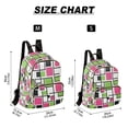 thumbnail image 2 of FORMRS Mini Backpack Purse for Women Quilted Travel Daypack Casual Shoulder Bag, Abstract Geometric, 2 of 7