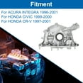 thumbnail image 2 of Unique Bargains No.M313 Engine Oil Pump for ACURA INTEGRA 1996-2001 Pressure Pump, 2 of 7