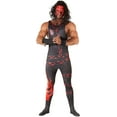 thumbnail image 4 of Morph Licenced Mens WWE Classic Kane Costume Wig Adult Wrestling Wrestler Halloween Black XL, 4 of 7