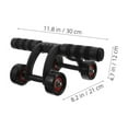 thumbnail image 2 of HLONK Roller Rowing Machine Exercise Gym Equipment Walker Fitness Black, 2 of 8