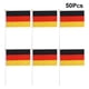 thumbnail image 2 of 50 banderas pequeñas de Alemania para sujetar con el palo, banderas internacionales de países del mundo, decoración para fiestas., 2 of 7