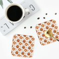thumbnail image 4 of Fuzoiu Cute Squirrel Print Leather Coasters Set,Drink Coasters Set of 4,for Tabletop Protection, Durable PVC Coasters,Home Décor and Housewarming Gift-Square, 4 of 6