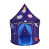 Adorable Castle Playhouse Space Theme Foldable Tent Sturdy Game House with Zipper Storage Bag