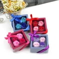 thumbnail image 5 of HCTSHG 4 PCS Floral Scented Bath Soap Rose Flower Petals, Plant Essential Oil Rose Soap Set Gifts Ideas for Her Women Girls Mom Valentine's Day, Red Gift Box, 5 of 5