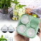 thumbnail image 4 of Cubos de hielo maker 4 agujeros, moldes de hielo para refrigerador pequeño, fácil deslizamiento, tapa included, lattice de hielo, para cocina, alto rendimiento, gran capacidad, diseño, 4 of 8