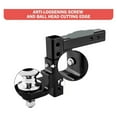 thumbnail image 4 of Adjustable Trailer Hitch Ball Mount Fits 2In Receiver, 2" Tow Balls,7500lbs,9-1/2" Drop/ 8-1/4" Rise, 4 of 6