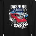 thumbnail image 3 of Hot Wheels - Dashing Through The Snow - Toddler & Youth Long Sleeve Graphic T-Shirt, 3 of 5
