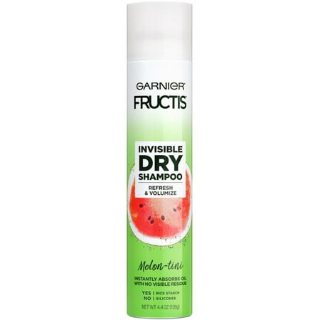 Garnier Fructis Invisible Dry Shampoo, Melon-Tini, No Visible Residue, 4.4 oz (Pack of 6)