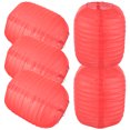 thumbnail image 5 of CIMAXIC Red Chinese Paper Lanterns 10-Pack for Festival, Party, Wedding, and Holiday Decoration, 5 of 6