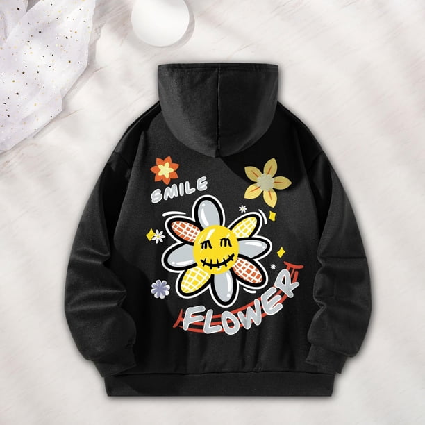 Sudadera Tops Sudadera con capucha Mujer Hombre Ropa Suave Versátil Impreso Sudadera con capucha Cordón Sudadera con capucha para el trabajo doméstico SG Yinane Sudadera con capucha