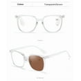 thumbnail image 2 of Newliyin Photochromic Reading Glasses Blue Light Blocking Computer Glasses for Men Women Seniors Large Frame Bifocal Readers Lightweight Magnifying Glasses Presbyopia Vision Correction, Clear, 3.5 x, 2 of 12