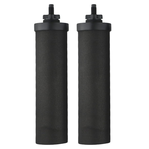 Filtre au Charbon Actif BB9-2 Compatible avec Black Berkey - Système de Filtration d'Eau par Gravité 2.25*9.75 Pouces Outils Accessoires