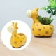 thumbnail image 2 of Maceta de resina con forma de jirafa, decoración con agujeros, maceta elegante para plantas y flores, 2 uds., 2 of 4