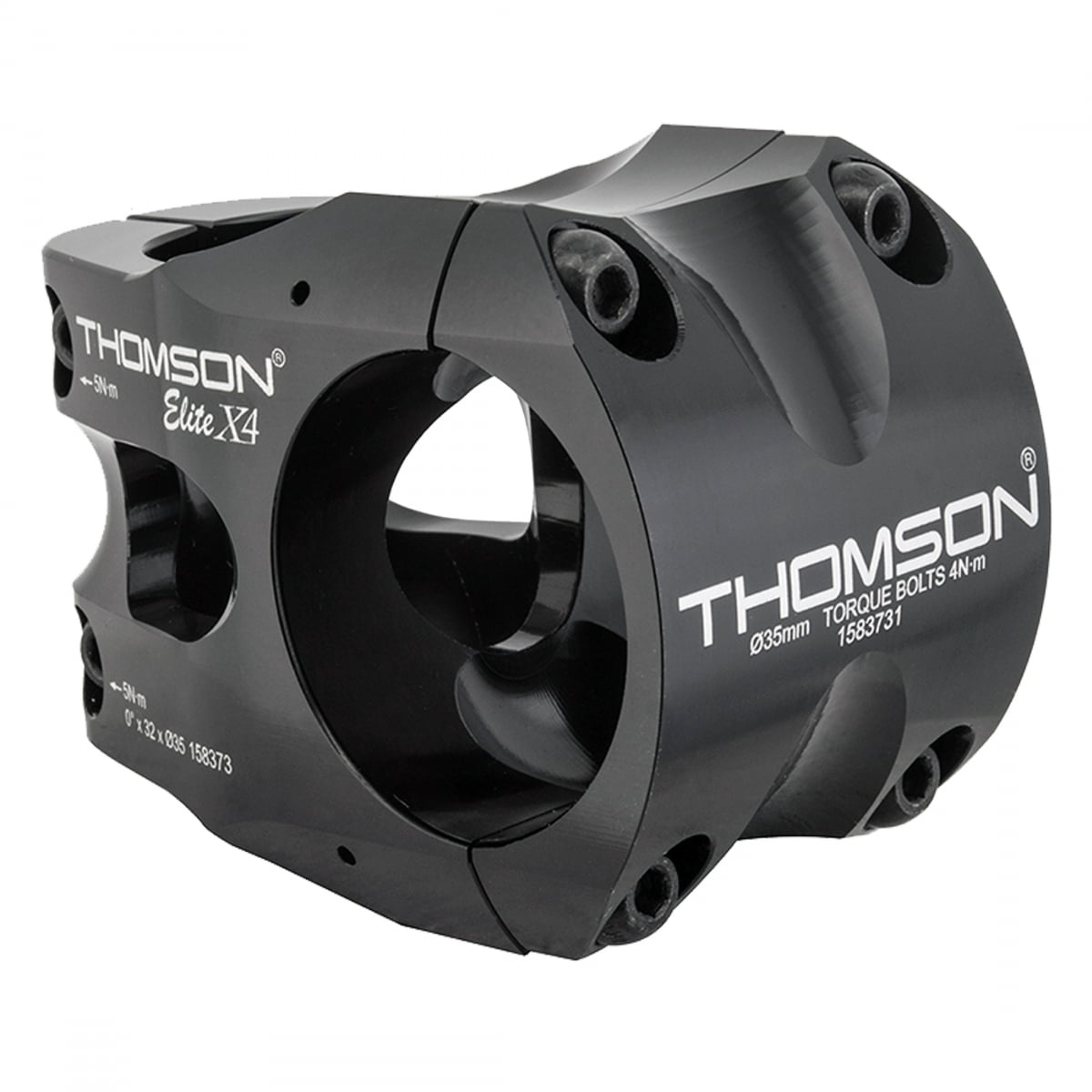 THOMSON elite X2 Stem Silver /10° /70mm Thomson Elite 10deg Rise x 31.8mm X4 Stems (OE), 130mm x 1-1
