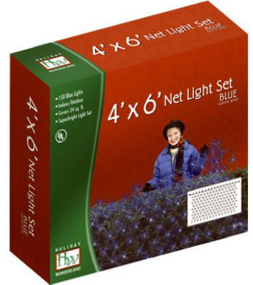 Details about   Holiday Time Net-Style Light Set 150 Count Blue 