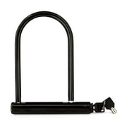 Concord 9.5" Bike U-Lock with Key, Black, 1.85 lb