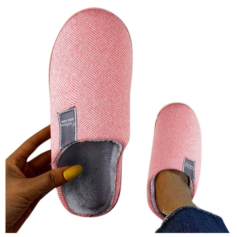 JDEFEG Soft Sole Slippers for Women Shoes Men's Soft-Soled Indoor