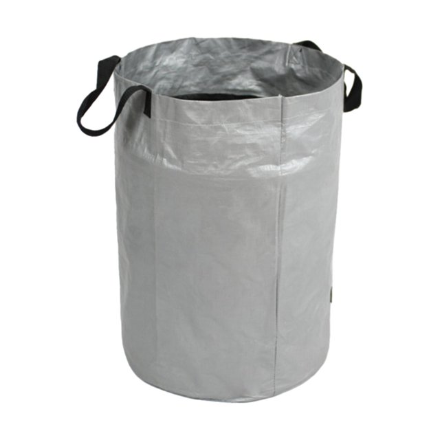 Bolsa para residuos de jardín, bolsa para hojas de jardín con asas reforzadas, bolsa de basura para plantar, acampar, recoger , hojas