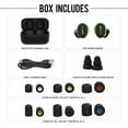 thumbnail image 5 of ISOtunes Bluetooth Wireless Hearing Protection Earbuds with a 25 dB (NRR), Black and Green, 5 of 9