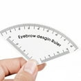 thumbnail image 5 of Adjustable Eyebrow Shaping Guide - Ergonomic Design for Beginners & Pros, Travel-Friendly Brow Tool, 5 of 8