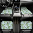 thumbnail image 7 of Naloa Cute Floral Frog Car Foot Mat Set of 4 Pieces - Universal Floor Liner Neoprene Full Set Floor Mats for Cars Trucks SUV, 7 of 7