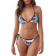 thumbnail image 1 of Fotbe Sushi Salmon Surfing Traje de Baño para Mujer de Dos Piezas – Bikini Sexy de Tirantes Tipo Halter con Diseño Triangular, 1 of 6