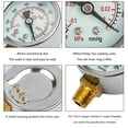 thumbnail image 4 of 40mm Pool Filter Water Pressure Dials Hydraulic Pressure Gauge Meter Manometer 1/8" for Air Compressor Water Systems, 4 of 8