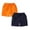 Orange 1PCS & Navy 1PCS, variant on XEGLSBU 2 pack Boys Shorts Size 5-6 Youth Small Child Boys Girls Casual Solid Shorts Summer Holiday Beach Pants Sport Shorts Size 1-2 Years