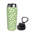 thumbnail image 2 of Fotbe Daisies Flowers Pattern 18 Oz Sports Insulated Kettle Vacuum Cup Stainless Steel Travel Mug Cup Thermal Flask,Insulated Kettle for Cycling Gym Basketball Outdoor, 2 of 7