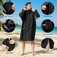 thumbnail image 6 of Changing Robe Windproof Water Resistant Swim Parka for Adults and Kids Oversized Surf Poncho Warm Swim Changing Coat for Men Women Youth, 6 of 8