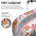 thumbnail image 5 of Lunch Bag Lunch Box for Women Reusable Insulated Lunch Cooler Bags,Large Capacity for Work Travel Picnic,Water-Resistant Pioneer Colorful Floral Lunch Tote Bag Gifts for Woman Mom Pink, 5 of 6
