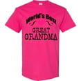 thumbnail image 3 of Inktastic World's Best Great Grandma T-Shirt, 3 of 5
