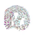 thumbnail image 2 of Glass Claw Chain High Hardness Color Single Row Rhinestone Strips for Clothing Shoes Jewelry AccessoriesAB Color---Product code 30154, 2 of 5