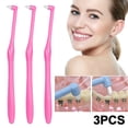 thumbnail image 1 of Cepillo Interdental Limpieza Dientes Suave Cuidado Bucal () Rosa, 1 of 8