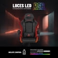 thumbnail image 3 of Silla Gamer Playfever Delta Luz Rgb Ergonomica Reclinable, 3 of 4