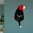 thumbnail image 3 of GUOOL Design Moderne Pendule de Queue à Piles pour Bureau Chambre, 3 of 8