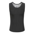 thumbnail image 1 of Men Compression Shirt Waist Trainer Body Shaper Slimming Tank Top Workout Girdle, 1 of 4
