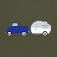thumbnail image 3 of CafePress - Truck & Camper T Shirt - Men's Classic Graphic Cotton T-Shirt, 3 of 4