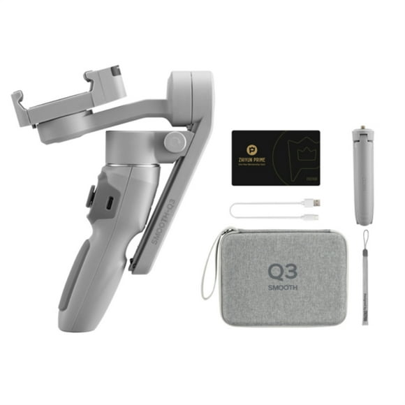 Qiaoxi Smooth Q3 Smartphone Gimbal Stabilizer 3-axis Stabilizer With Led Fill Light Bluetooth-compatible Grip Tripod