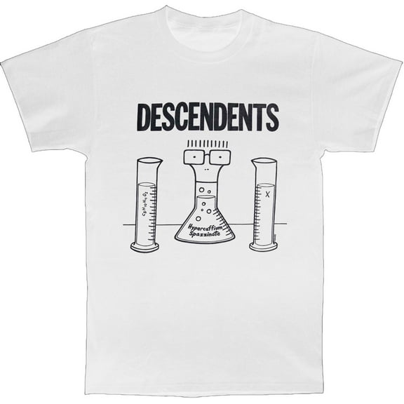 Descendents Men's Hypercaffium T-Shirt White M