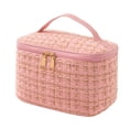 thumbnail image 3 of Bolsa de maquillaje, bolsa de viaje para baño, bolsa de cosméticos, bolsa de almacenamiento para mujeres y niñas, estuche de cosméticos portátil, , Rosa Sunnimix Estuche de maquillaje, 3 of 8